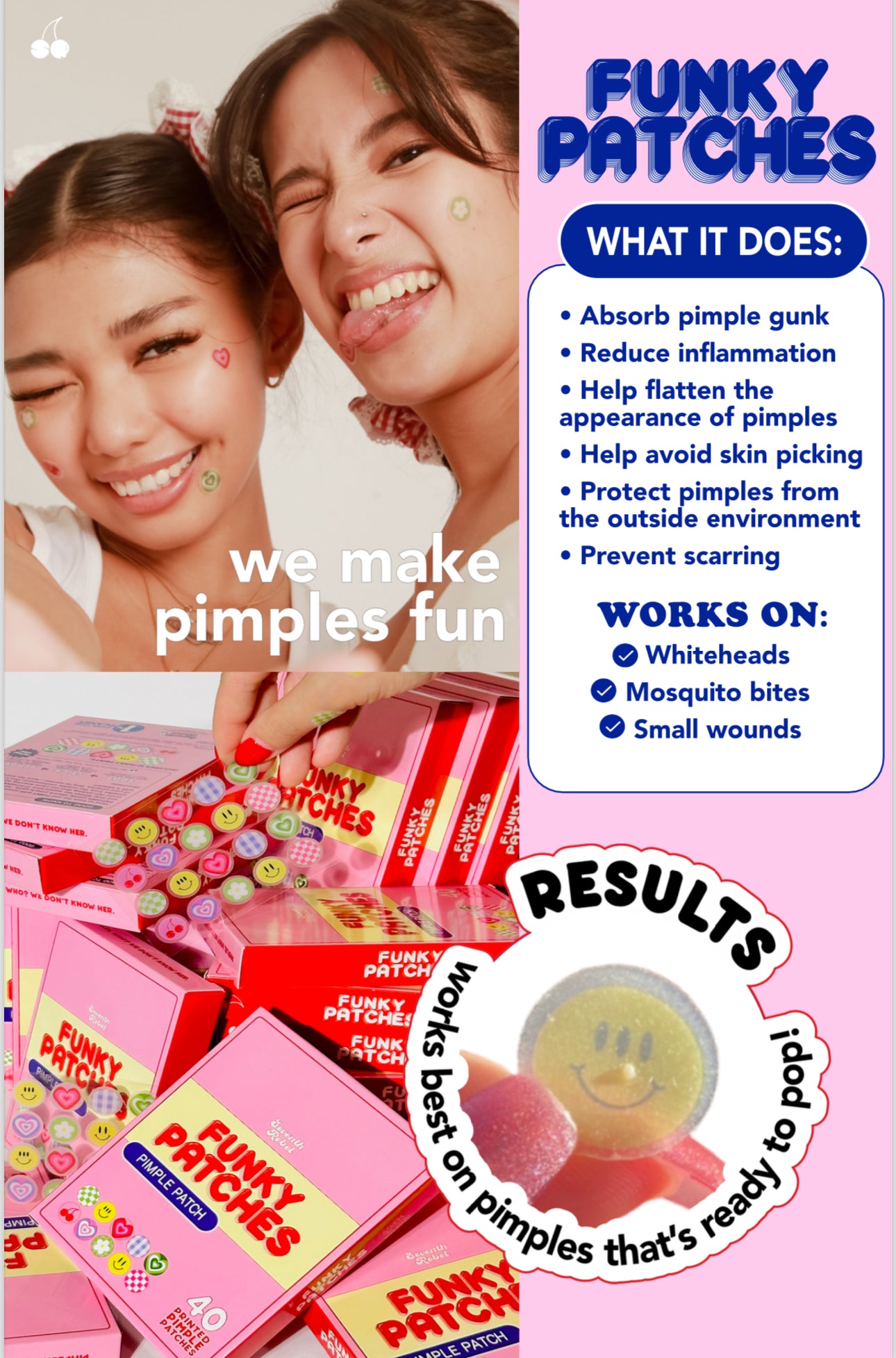 Funky Printed Pimple Patches